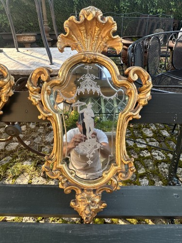 Paire de miroirs italiens - Frédéric Brossy