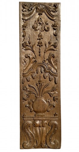 Panneau de boiserie en noyer