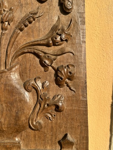 Panneau de boiserie en noyer - Matériaux & Architecture Style 