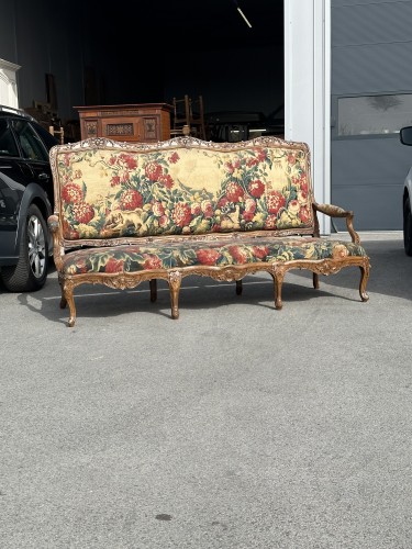 Four Regence period armchairs and a sofa - Seating Style French Regence
