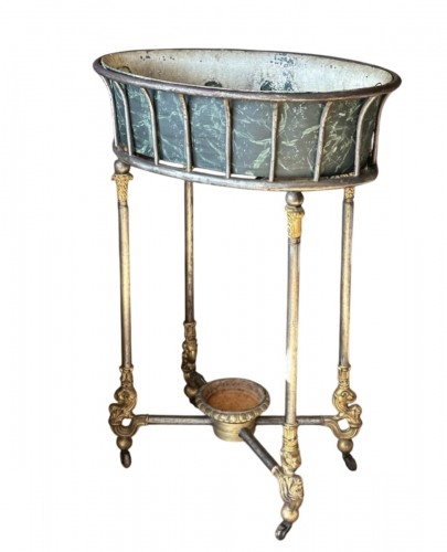 Jardinière en acier