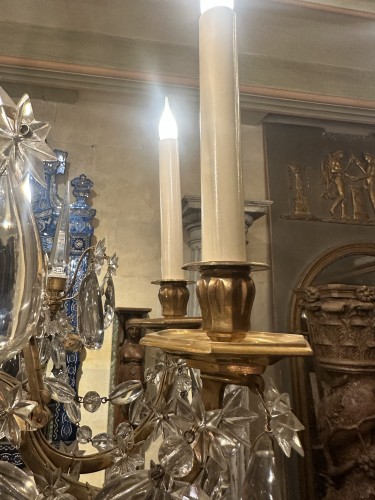 Luminaires Lustre - Grand lustre à huit bougies