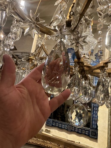  - Grand lustre à huit bougies