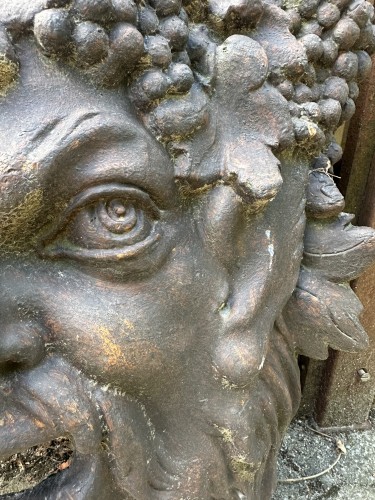 Masque de fontaine en plomb - Matériaux & Architecture Style 