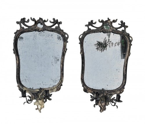 Paire de miroirs italiens du 18e siècle