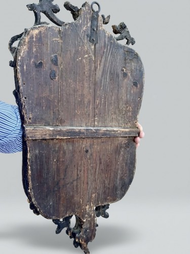 Paire de miroirs italiens du 18e siècle - Miroirs, Trumeaux Style 