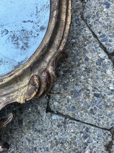 XVIIIe siècle - Paire de miroirs italiens du 18e siècle