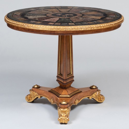 Fine, English Regency tilt-top table - Empire