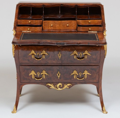 Mobilier Bureau et Secrétaire - Commode scribanne d'epoque Regence