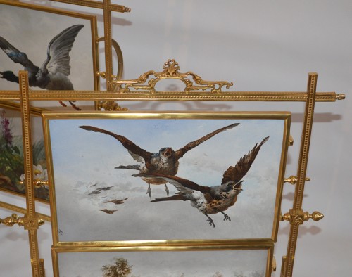 Pair of Napoleon III Period Firescreens - 