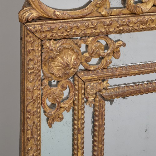 Miroirs, Trumeaux  - Miroir d'époque Régence, France début 18e siècle
