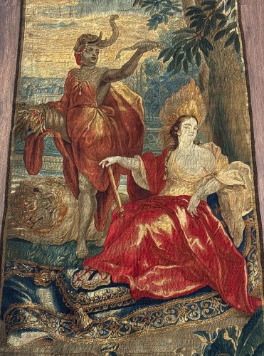 Flemish, Baroque Period, Tapestry Panel (entre fenêtre) - Tapestry & Carpet Style Louis XIV