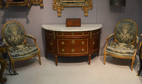 Paire de fauteuils estampillée Philippe Poirié - Sièges Style Louis XVI