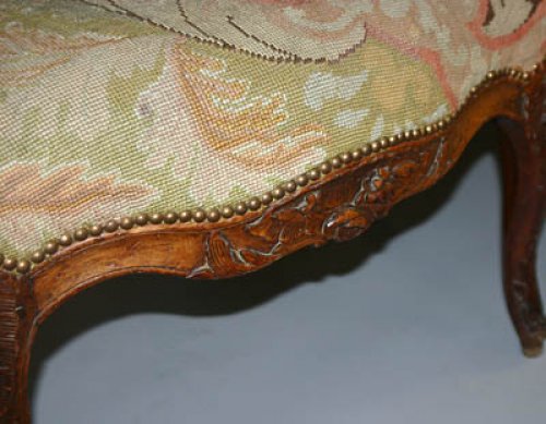 French, Regence period canapé a oreilles - Seating Style French Regence