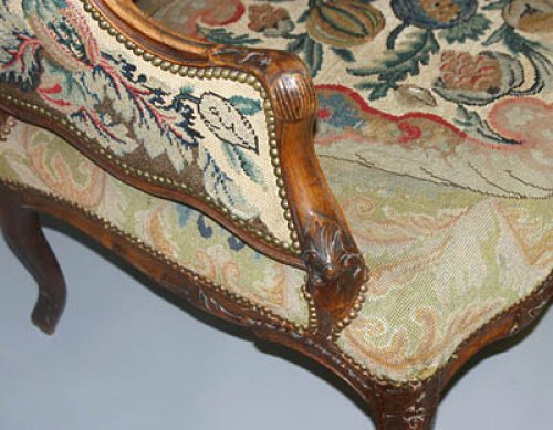 Seating  - French, Regence period canapé a oreilles