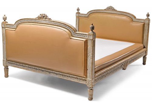 French, Louis XVI period painted bed