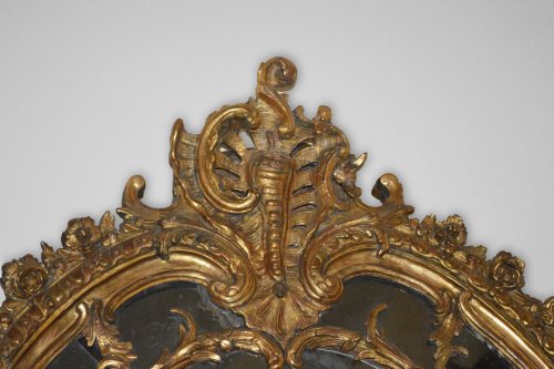 French, Regence period mirror - Mirrors, Trumeau Style French Regence