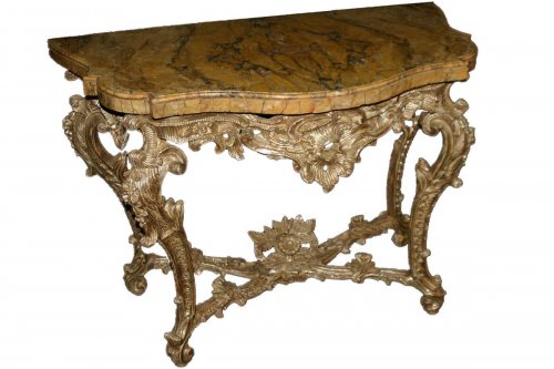 Console d'époque Louis XV, Italie