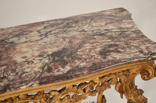 Console Génoise, d'époque Rococo - Mobilier Style Louis XV