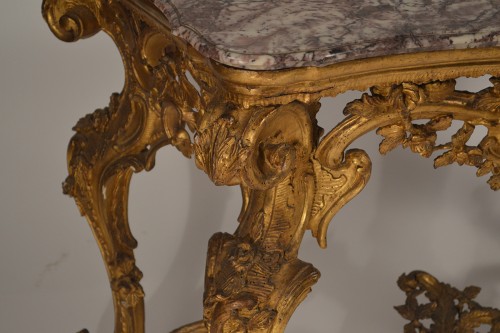 Mobilier Console - Console Génoise, d'époque Rococo