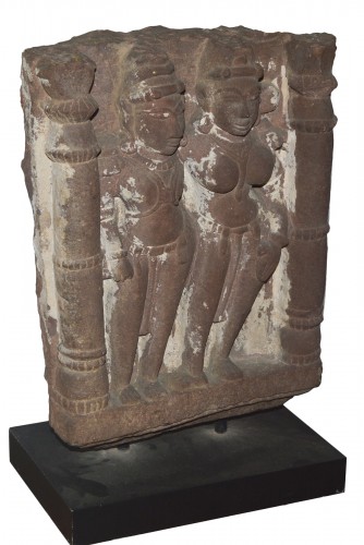 Imposing, Northern Indian, erotic stele