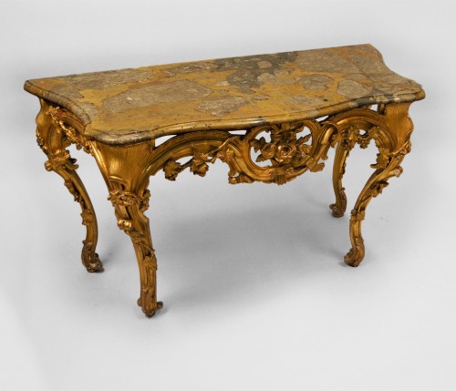 French, Louis XV-XVI Transition period console - Transition