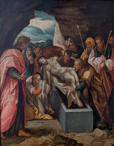 The Entombment of Christ, Venitian School circa 1600