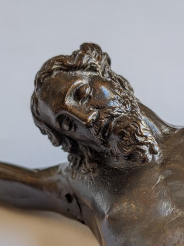 Bronze Christ, after Bastiano Torrigiani (? - 1597), 17th century - Religious Antiques Style 