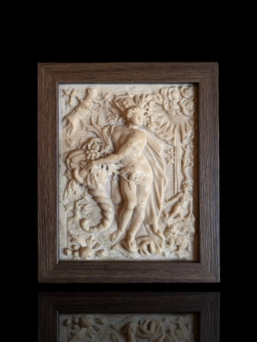 Allégories de l'Eau et la Terre en marbre, vers 1600 - Galerie Noël Ribes