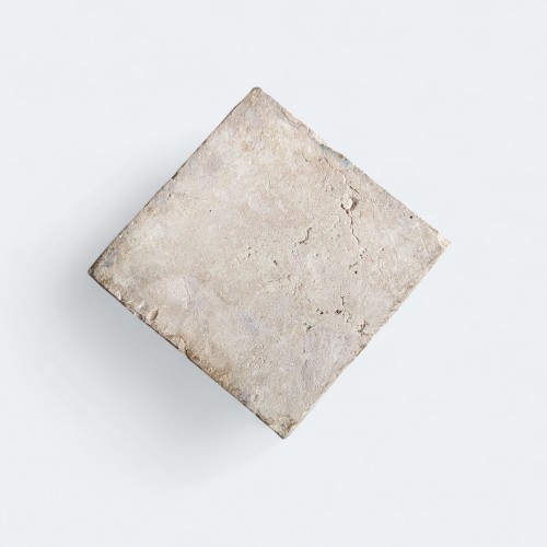 Medieval tile with animal decoration, Manises 15th century - Porcelain & Faience Style Middle age