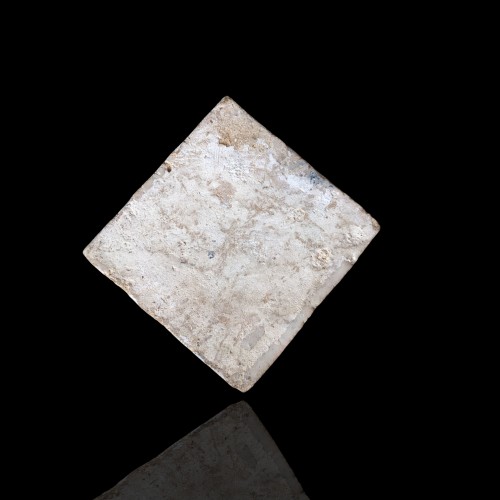 Carreau gothique au blason de Valencia, Manises 1400-1450 - Galerie Noël Ribes