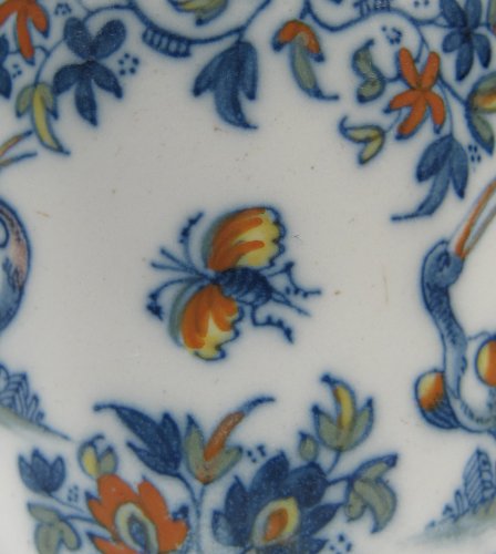 Antiquités - Pot en faïence à décor de Chinoiseries, Alcora 1735-60
