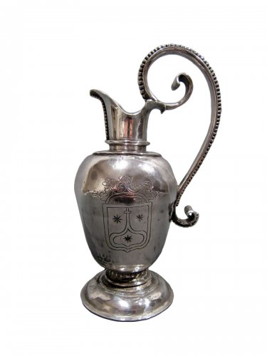 Heraldic silver cruet, circa 1600