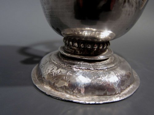 17th century - Heraldic silver cruet, circa 1600