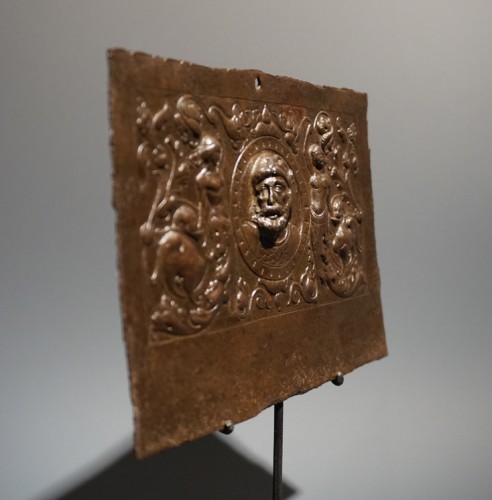 Curiosities  - Renaissance plaque with a bust of Hercules, circa 1520-30