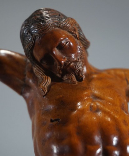 Boxwood Christ, Netherlands or Germany, late 16th century - Sculpture Style Renaissance