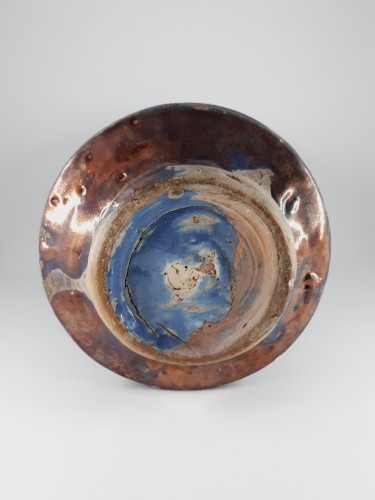 Hispano-Moresque lustre pottery albarello, Manises, late XVth century - 