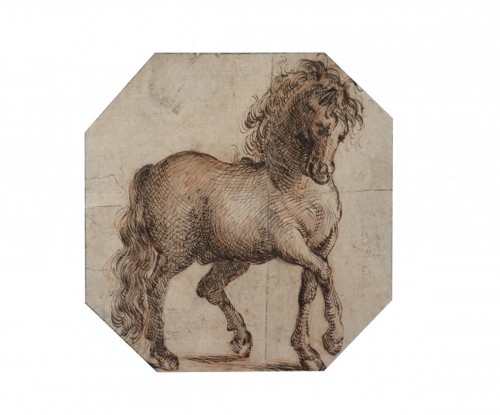 Study of a horse, Italian School 17th century