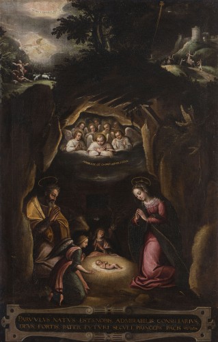 Nativity, Spanish School, circa 1600