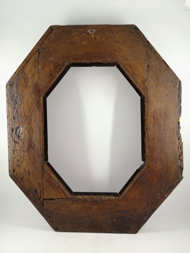  - Octagonal frame with pietra dura decoration, Italy, XVIIth century