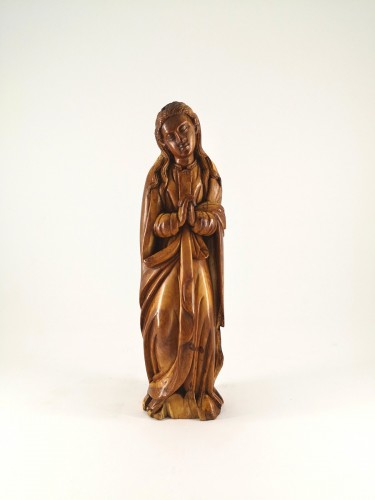 Antiquités - Vierge en ivoire indo-portugaise, Goa XVIIe siècle