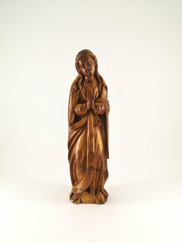 Antiquités - Indo-Portuguese ivory Madonna, Goa, 17th century