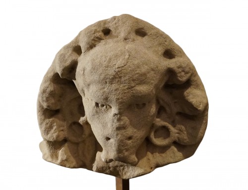 Tête grotesque d'époque Renaissance, Castille, XVIe siècle