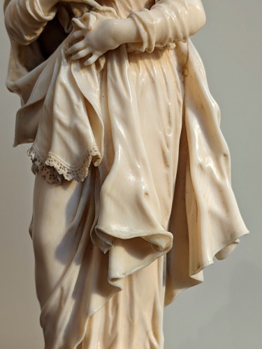 Sculpture  - Baroque ivory Madonna, 17th century