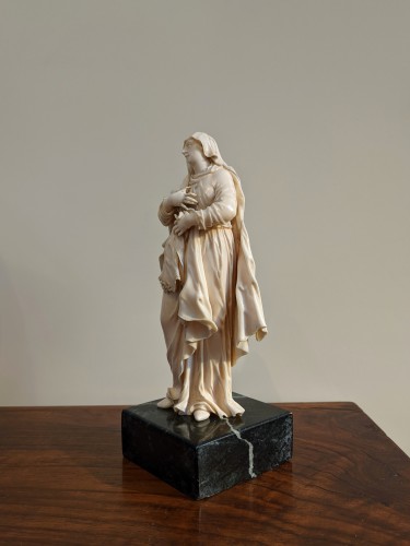  - Baroque ivory Madonna, 17th century