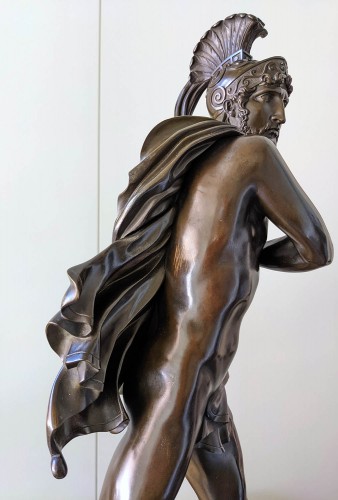 XIXe siècle - Dieu Ares, bronze Grand Tour, 19e siècle