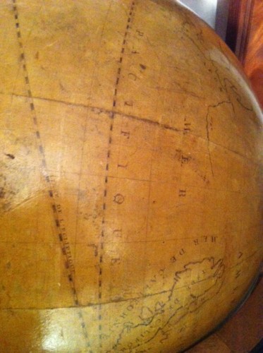 XVIIIe siècle - Globe terrestre 1ère moitié du 18e siècle