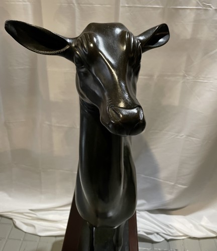 A young deer in patinated bronze, signed Chiurazzi Napoli. - Sculpture Style 
