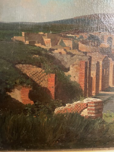 Vue de Pompéi - Alessandro La Volpe (1820-1867) - Ramón Portuondo