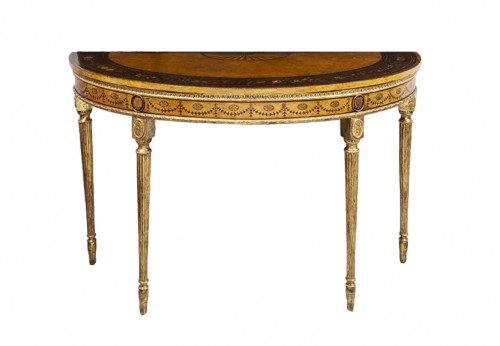 Adam style console, England 19th century